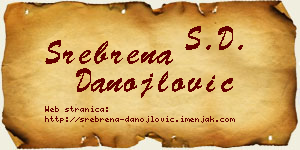 Srebrena Danojlović vizit kartica
